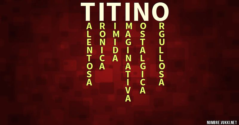 Acróstico titino