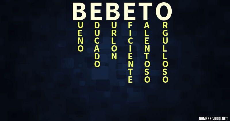 Acróstico bebeto