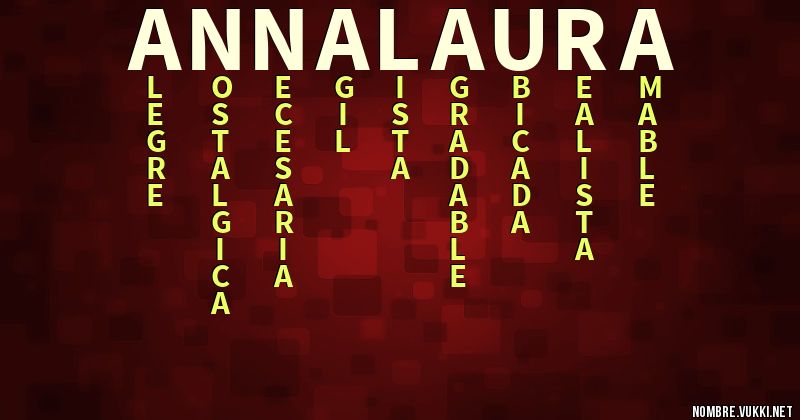 Acróstico annalaura