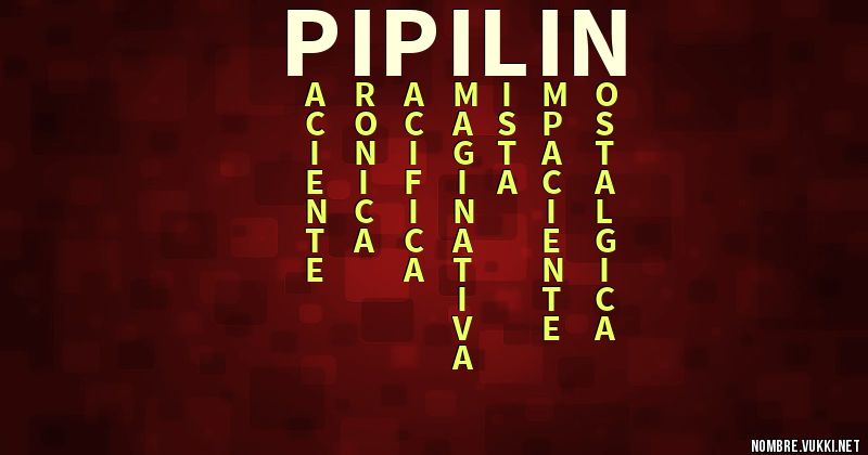 Acróstico pipilin