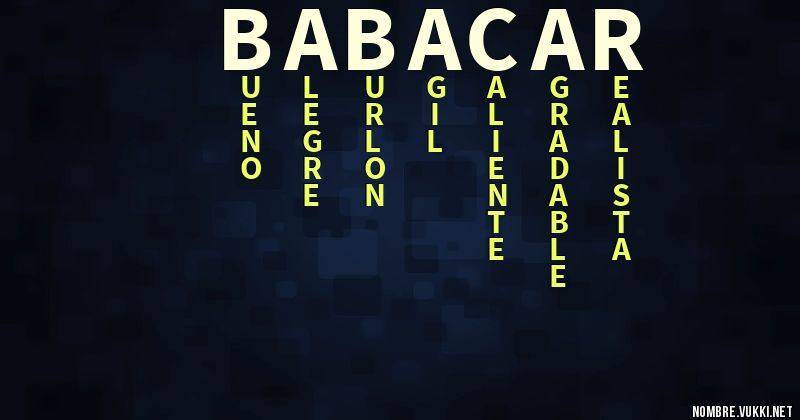 Acróstico babacar