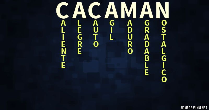 Acróstico cacaman