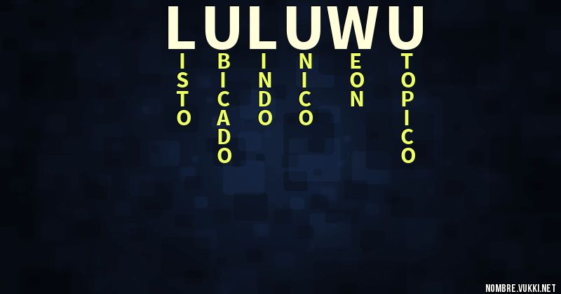 Acróstico luluwu