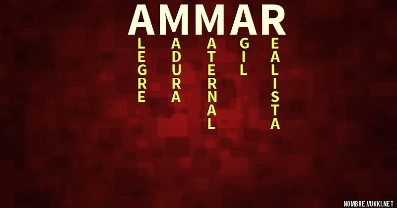 Acróstico ammar