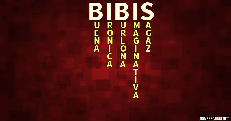 Acróstico bibis