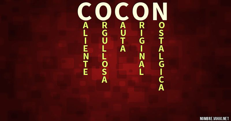 Acróstico cocon