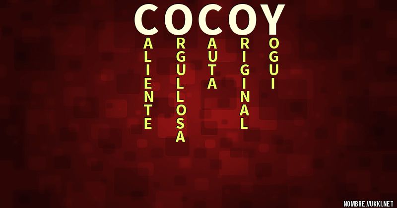 Acróstico cocoy