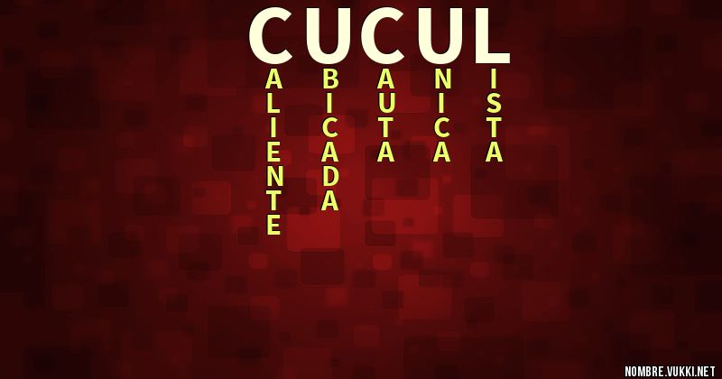 Acróstico cucul