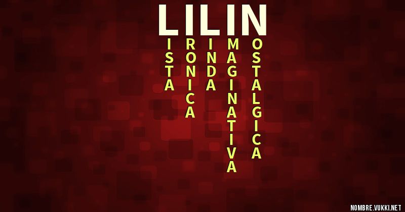 Acróstico lilin