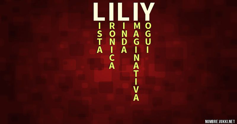 Acróstico liliy