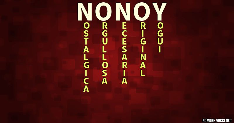 Acróstico nonoy