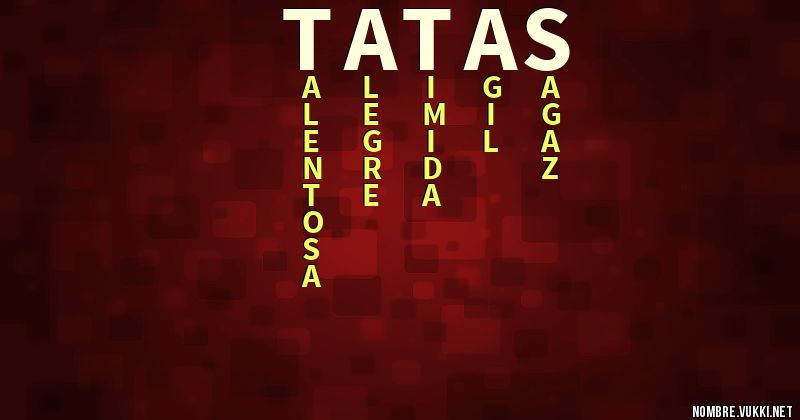 Acróstico tatas