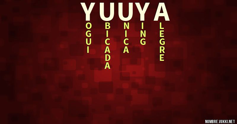 Acróstico yuuya