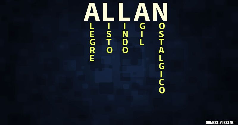 Acróstico allan