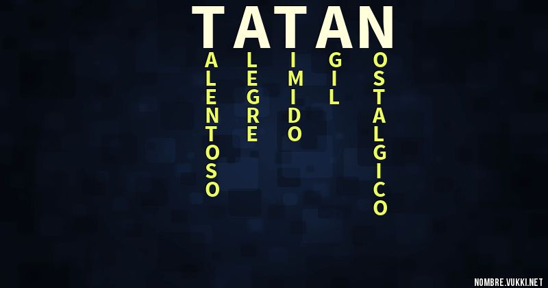 Acróstico tatan