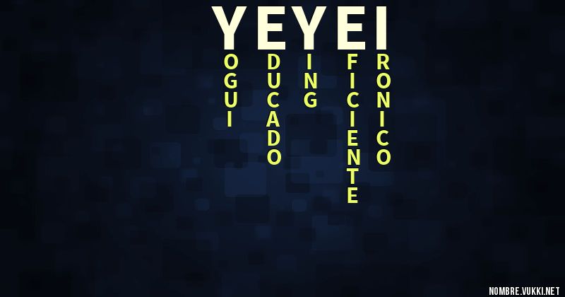 Acróstico yeyei