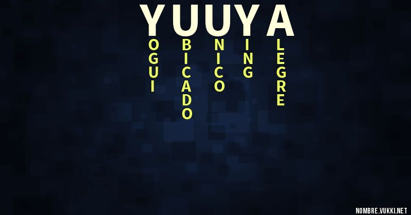 Acróstico yuuya