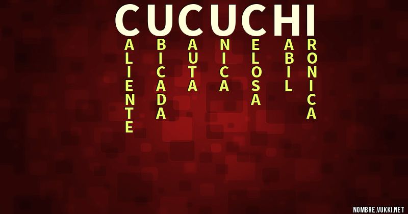 Acróstico cucuchi