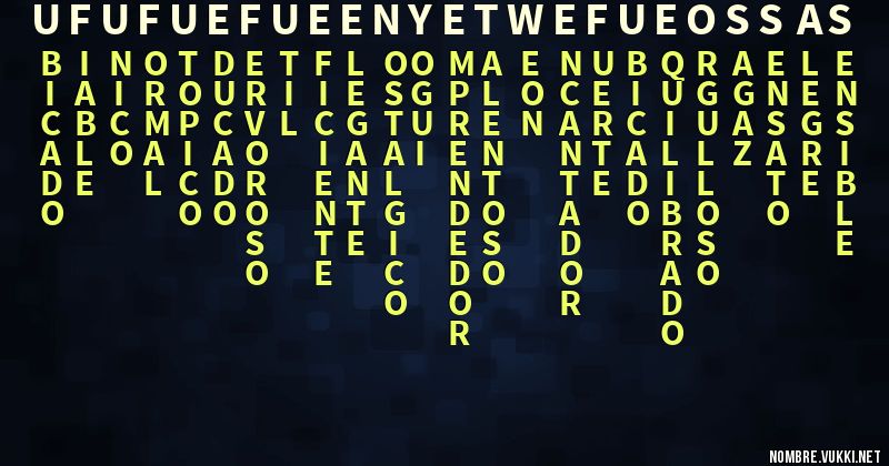 Qué Significa Ufufuefue Enyetwefue Ossas