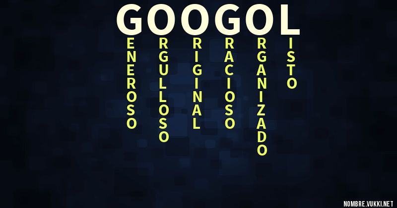 Acróstico googol