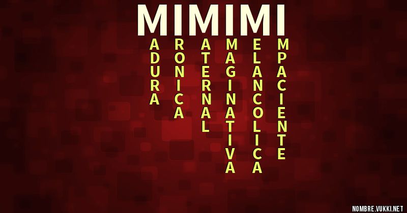 Acróstico mimimi