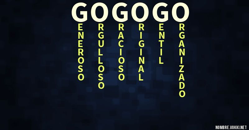 Acróstico gogogo