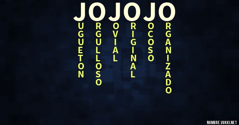 Acróstico jojojo