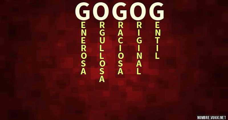 Acróstico gogog