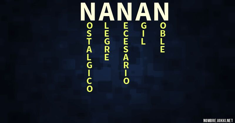 Acróstico nanan