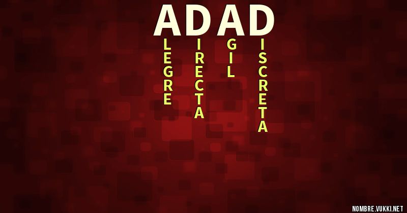 Acróstico adad