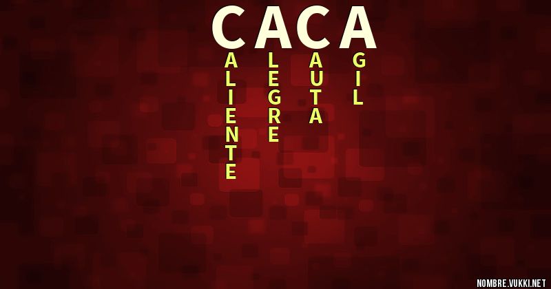 Acróstico caca}
