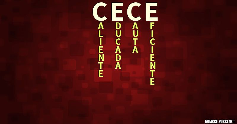 Acróstico cece