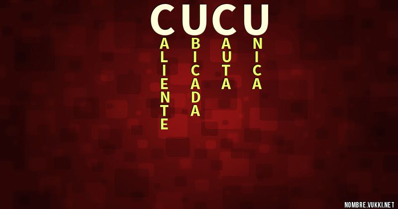 Acróstico cucu