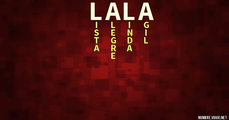 Acróstico lala 2