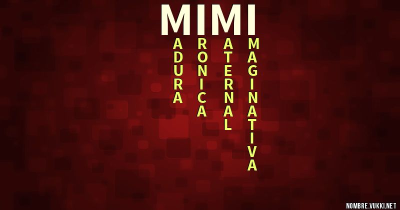 Acróstico mimi