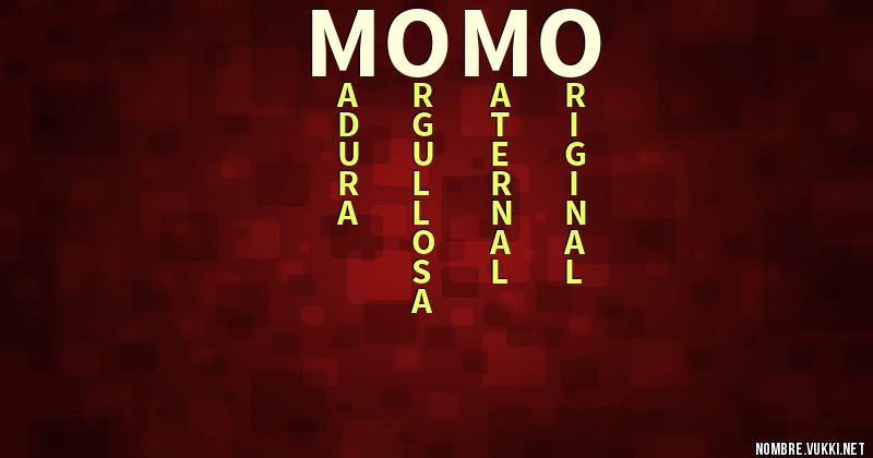 Acróstico momo