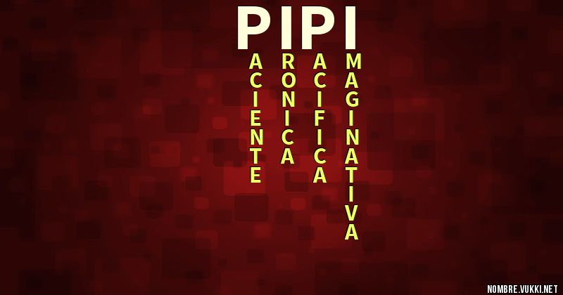 Acróstico pipi