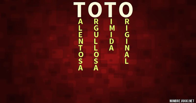 Acróstico toto