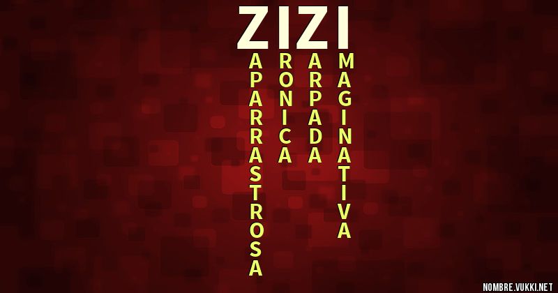 Acróstico zizi