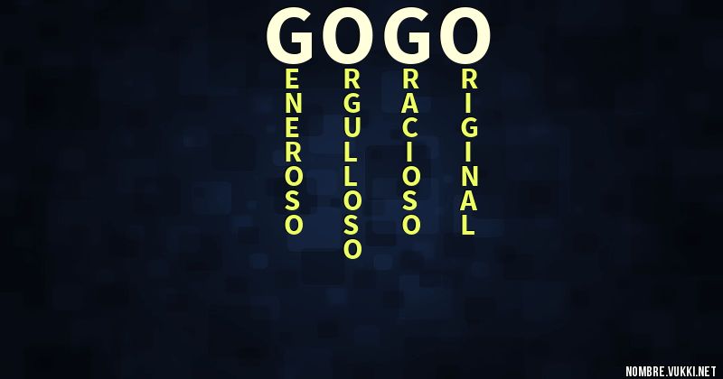 Acróstico gogo