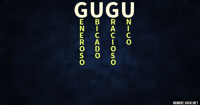 Acróstico gugu