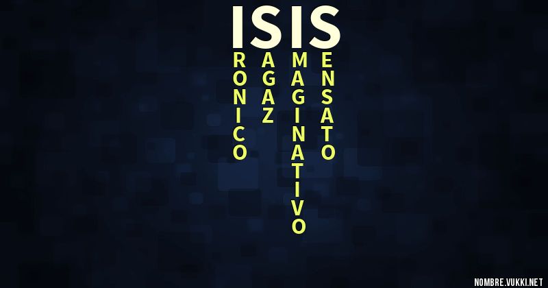 Acróstico isis