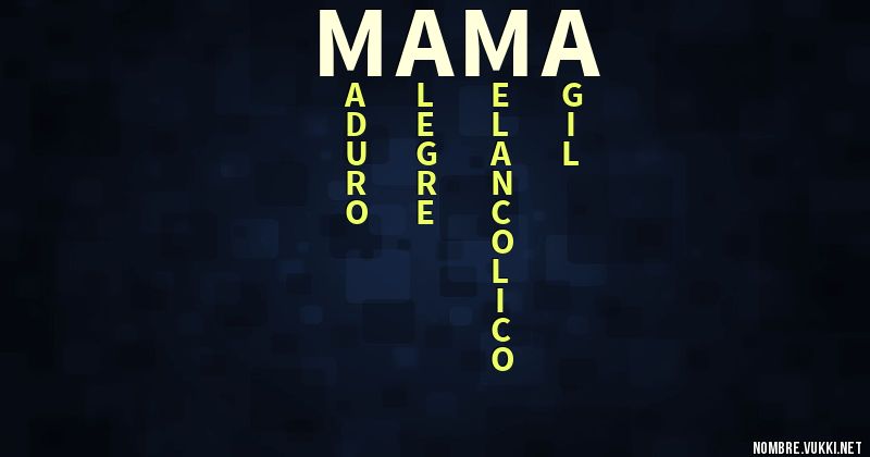 Acróstico mama