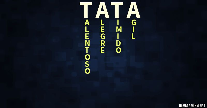 Acróstico tata