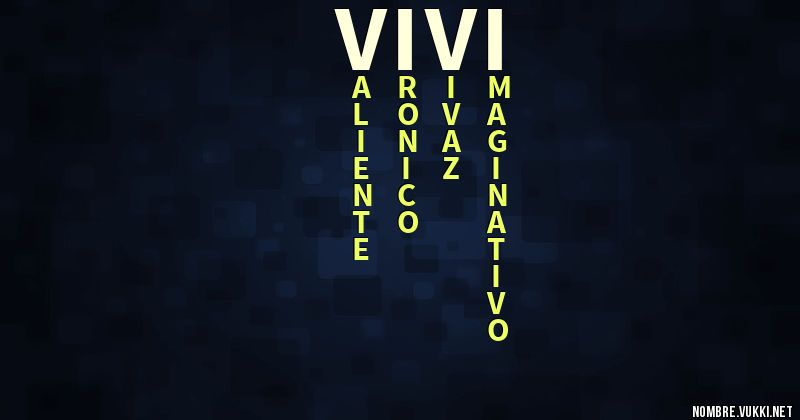 Acróstico vivi