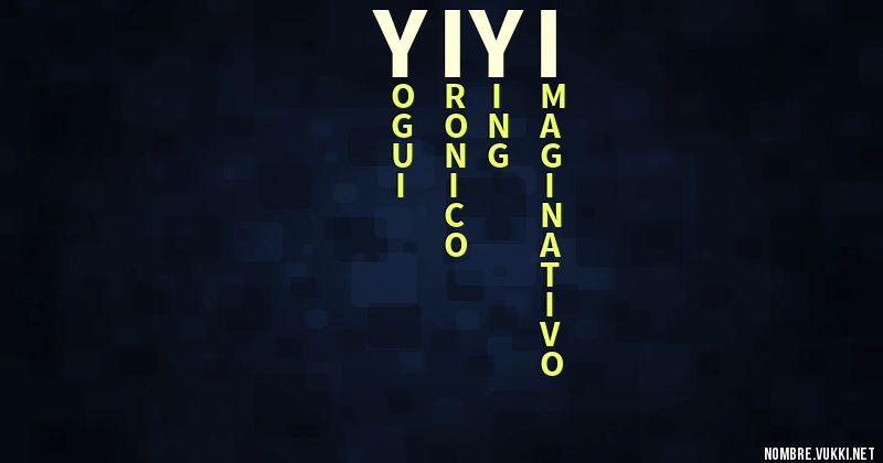 Acróstico yiyi