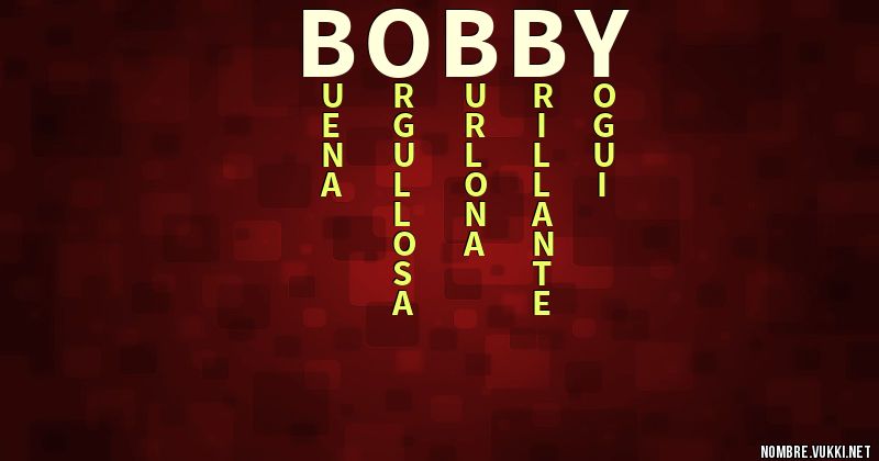 Acróstico bobby