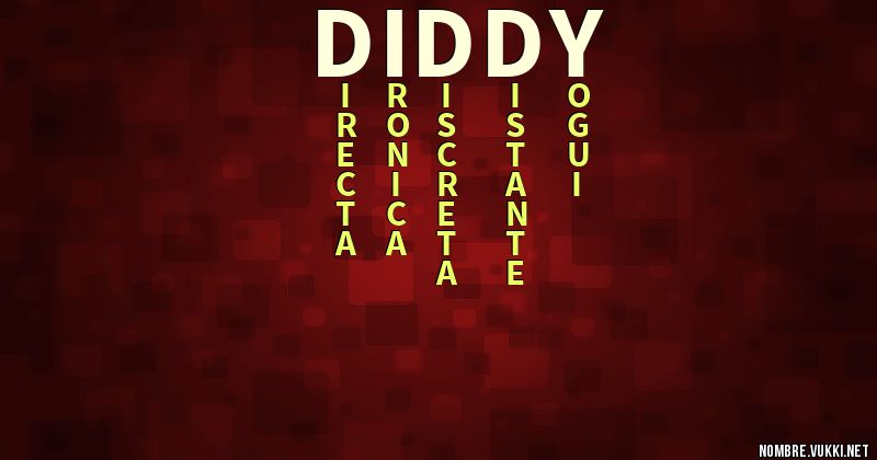 Acróstico diddy