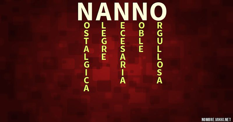 Acróstico nanno