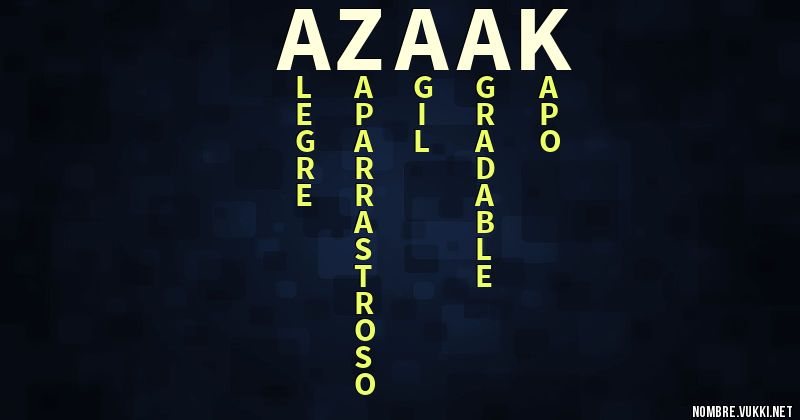 Acróstico azaak